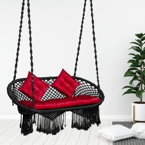 SWINGZY Polyester Large Round Double Seater Swing Chair/Hammock Chair For Hom...