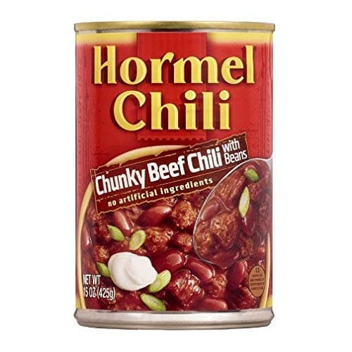 hormel chili chunky beef chili with beans (Pack of 6)