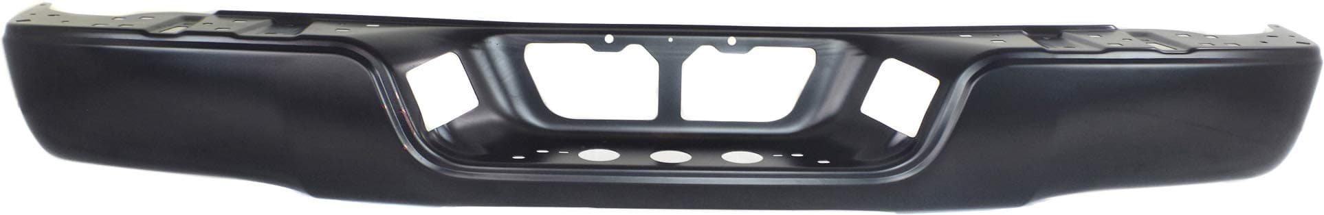 Evan Fischer Step Bumper for Toyota Tundra SR5 2007-2013 Face Bar Powdercoated Black Steel Without Parking Aid Sensor Holes For Models With Rock Warrior Package Replaces # 521510C081