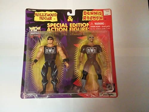 NWO - 1997 - VERY RARE SET - Hollywood Hulk Hogan & Dennis Rodman Action Figures - Special Edition - WCW - SF Toymakers - Very Limited Edition - Mint - Collectible by Street Players