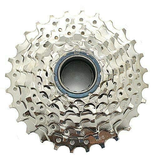 DNP 7 Speed Screw on Freewheel Nickel Plate 11-28T, ST1780