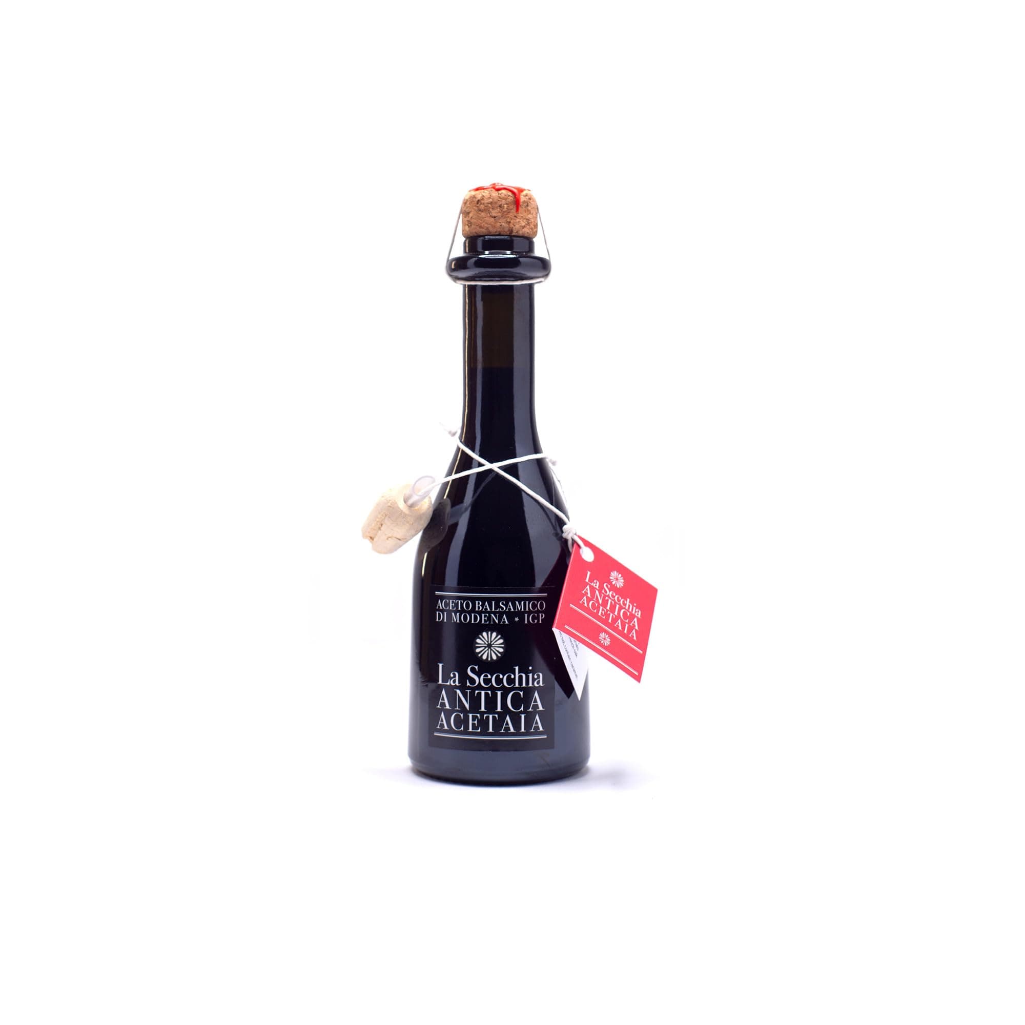 La Secchia - Balsamic Vinegar of Modena PGI "One Star," Aged in Oak, Low Density, 250 ml Bottle with Cork Pouring Cap