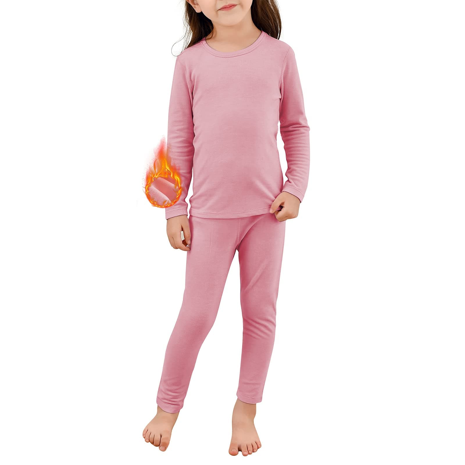 Thermal Underwear for Kids Toddler Winter Base Layer Long Johns Sets for Girls Boys