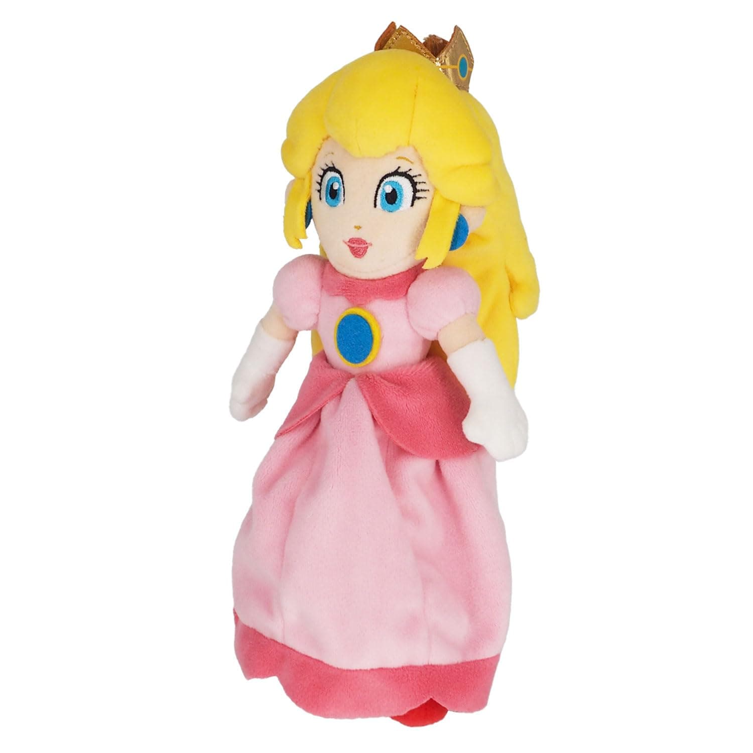Sanei Super Mario All Star Collection - AC05-10" Princess Peach Small Plush,Pink