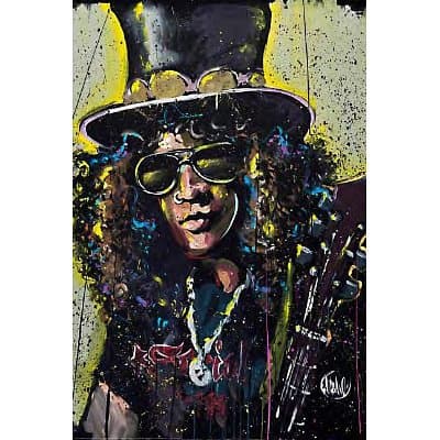 GDA (24x36) David Garibaldi Slash Art Print Poster [Kitchen]