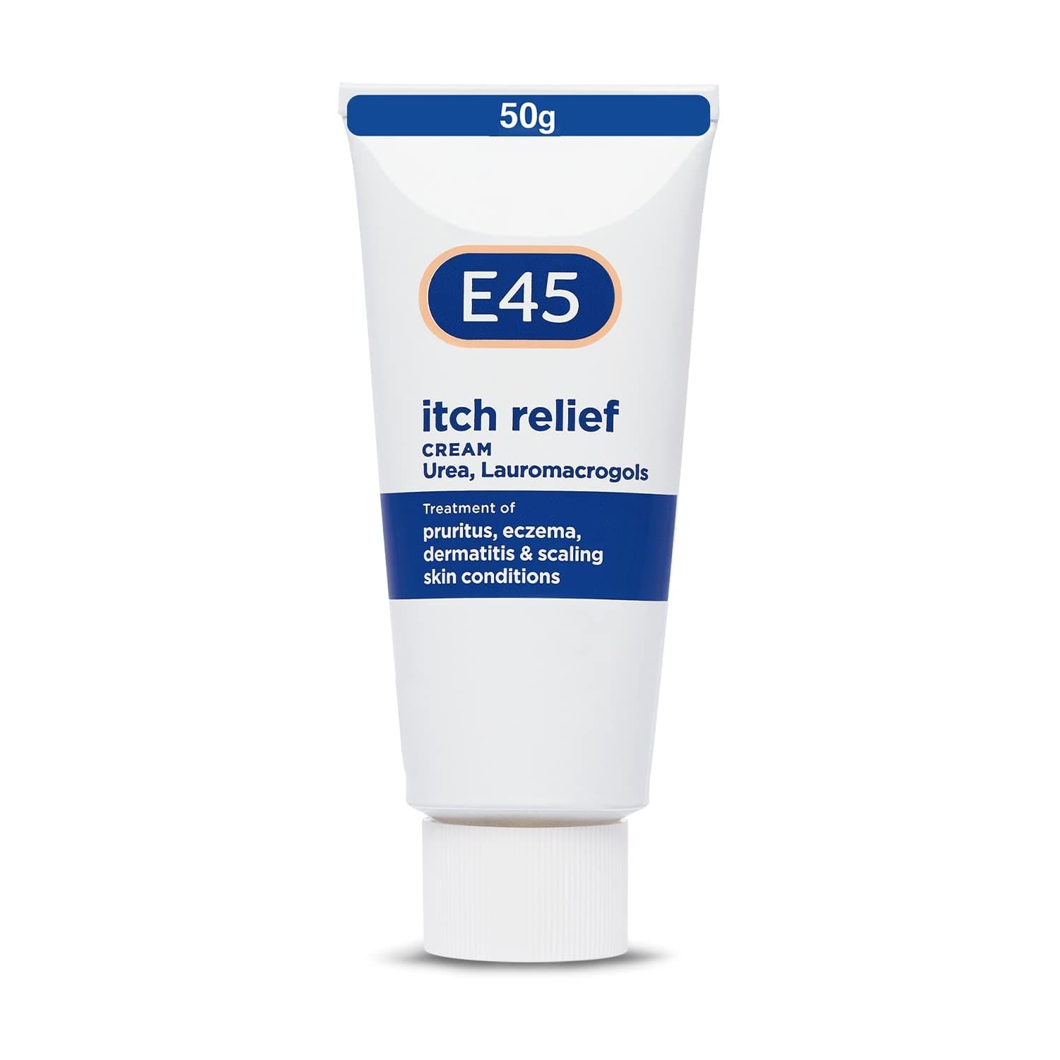 E45 Itch Relief Cream 50 g – Anti Itch Cream for Skin Irritation – Non-Greasy E45 Cream to Relieve Itching – Eczema Dermatitis Cream – Instantly Soothes and Calms Skin - E45 for Itching