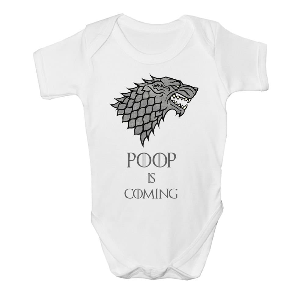 Game of Thrones Stark Baby Vest Grow Funny Bodysuit Top Size Boys Girls Gift (6-9 Months)