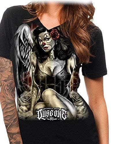 Dyse One Heaven Sent Color Girl T-Shirt in Black Size S (Small)