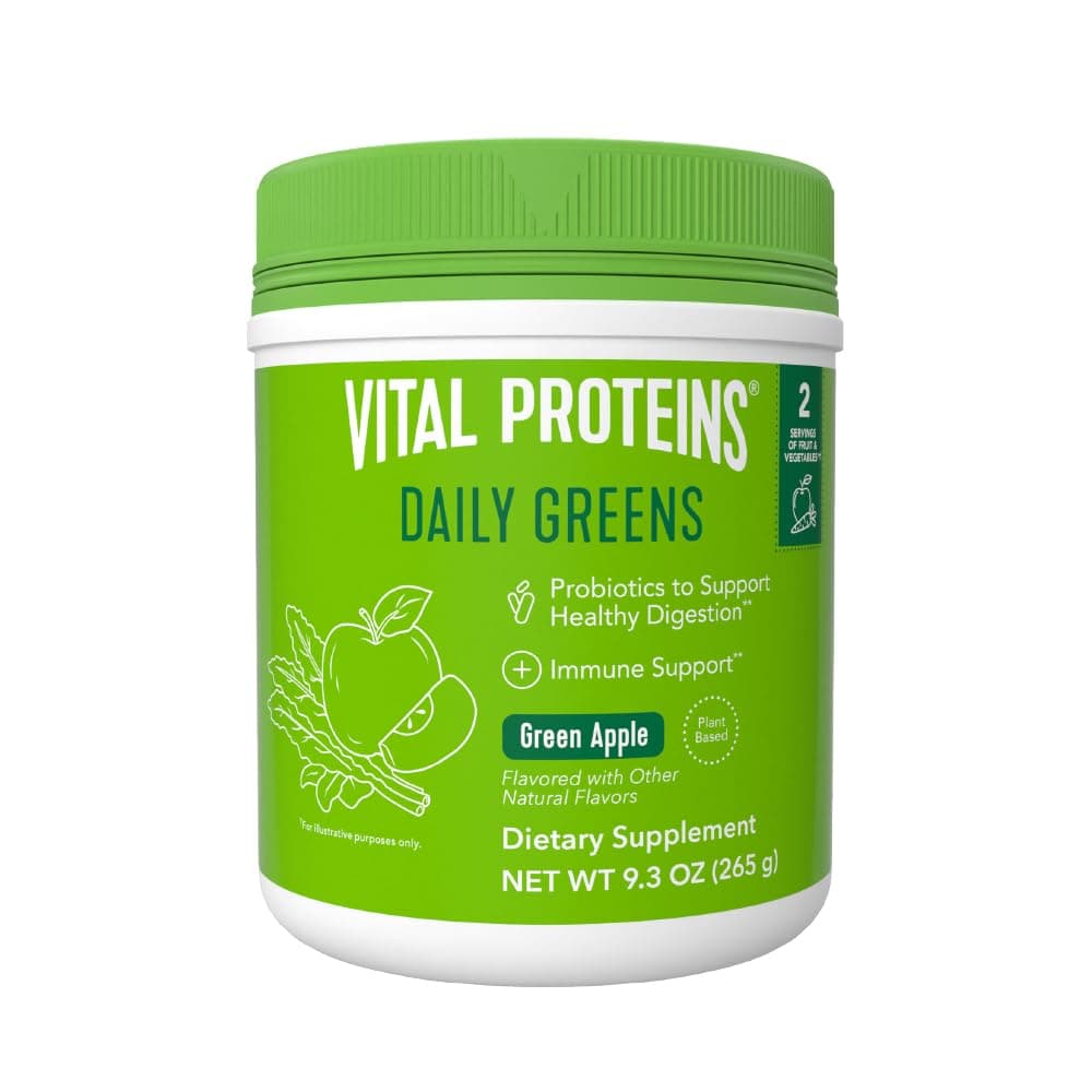 Vital Proteins Green Apple Daily Greens, 9.3 OZ