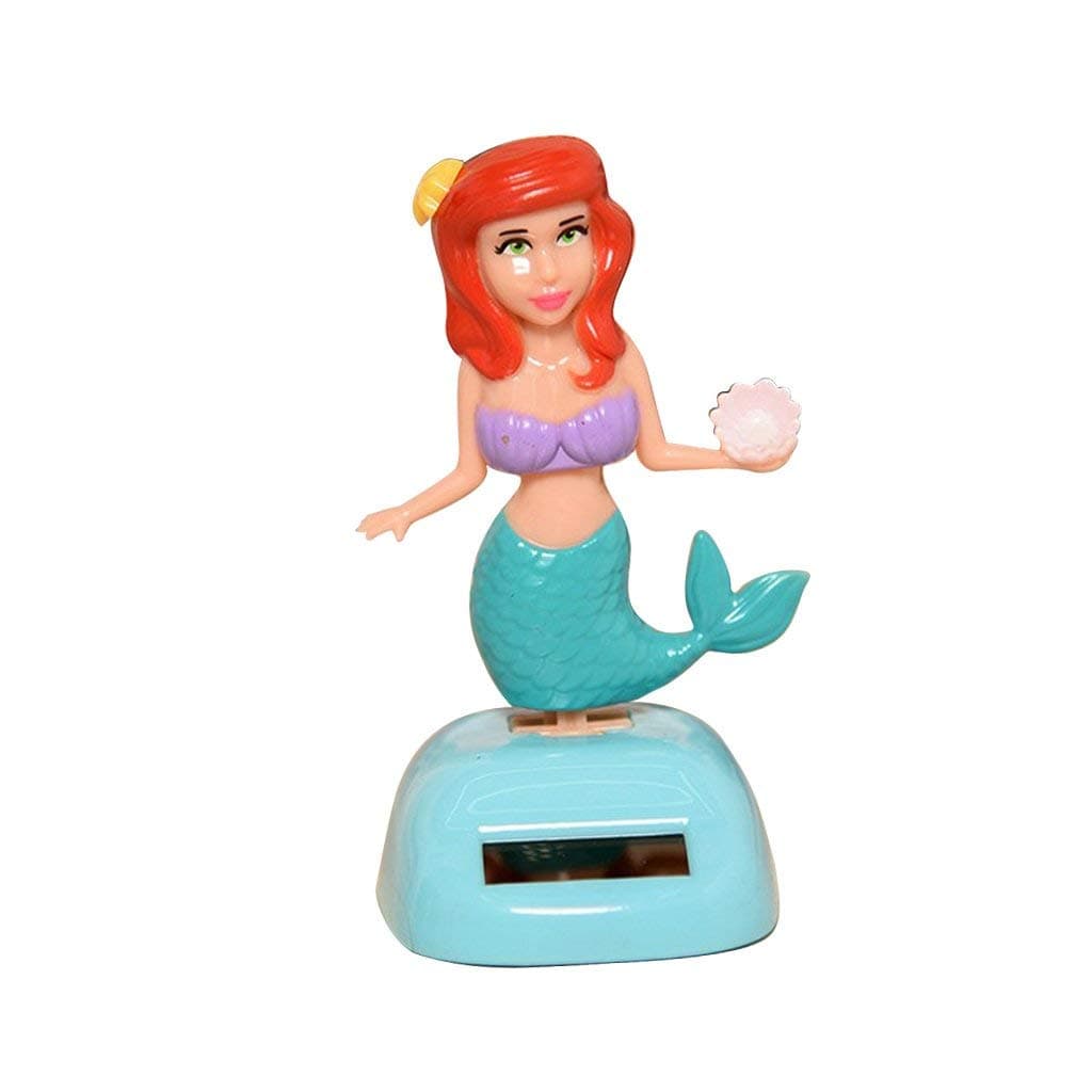 KODORIA Solar Powered Dancing Toy Bobbling Dancing Toy Car Desk Decorative Ornament Kids Children Birthday - Blue