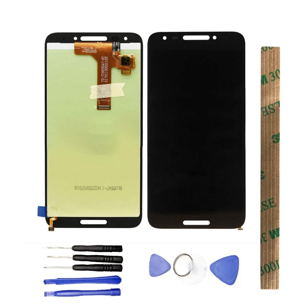 LCD Display & Replacement Touch Screen Digitizer Assembly with Free Tools for Alca-tel A30 Fierce 5049W 5049Z Revvl T-Mobile 5.5" Black