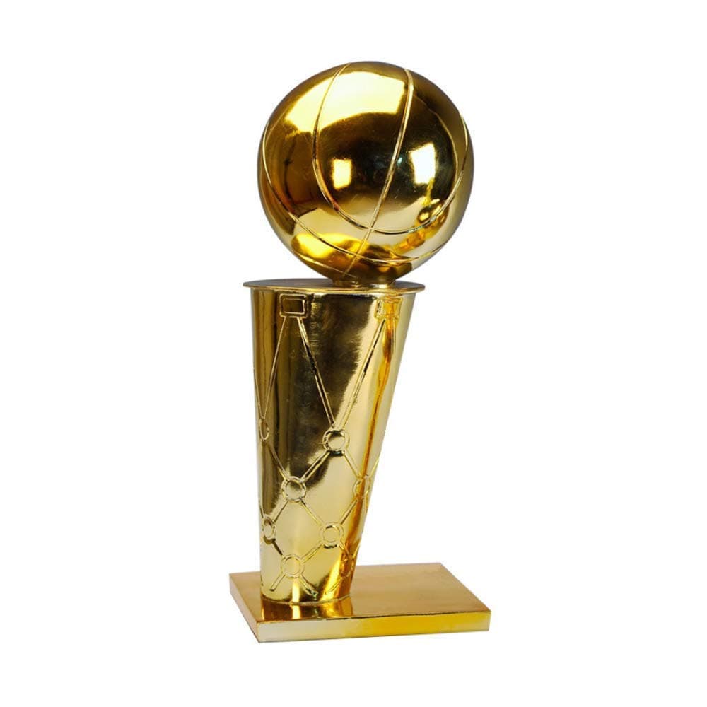 Happy dumplings Basketball Resin Plating Trophy O'brien Cup Raptors Championship Trophy Competition Custom Gifts 1:1 Custom Basketball Fans Gifts,Gold,6.3in