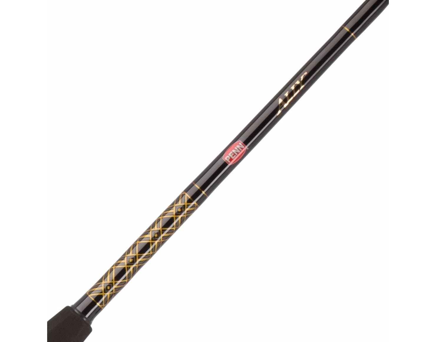 PENN Ally Boat Fishing Rod - 1 Piece Tubular Fibre Glass Blank, Solid Tip, Fuji Guides - Heavy Duty Saltwater Big Game Rod - Shark, Tuna, Skate