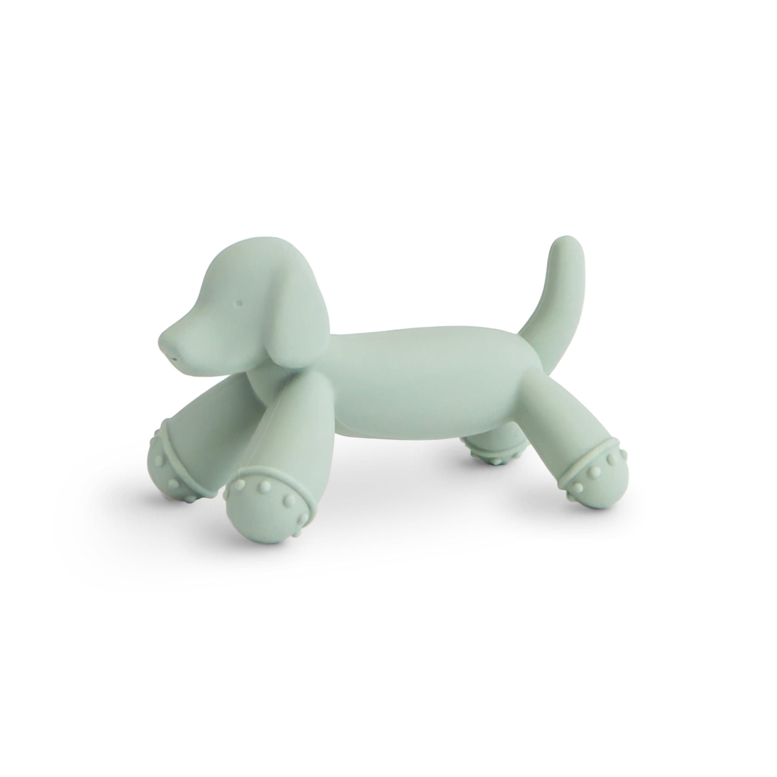 mushie Silicone Baby Teether Toy | Dog Figurine Teether
