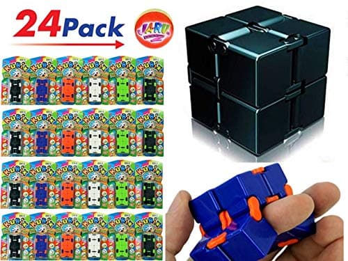 Kubix Speed Cube (Pack of 24) Fidget Cube Flip It Endlessly to Keep Your Fingers Busy and Your Mind Focused | Item #3802-24p