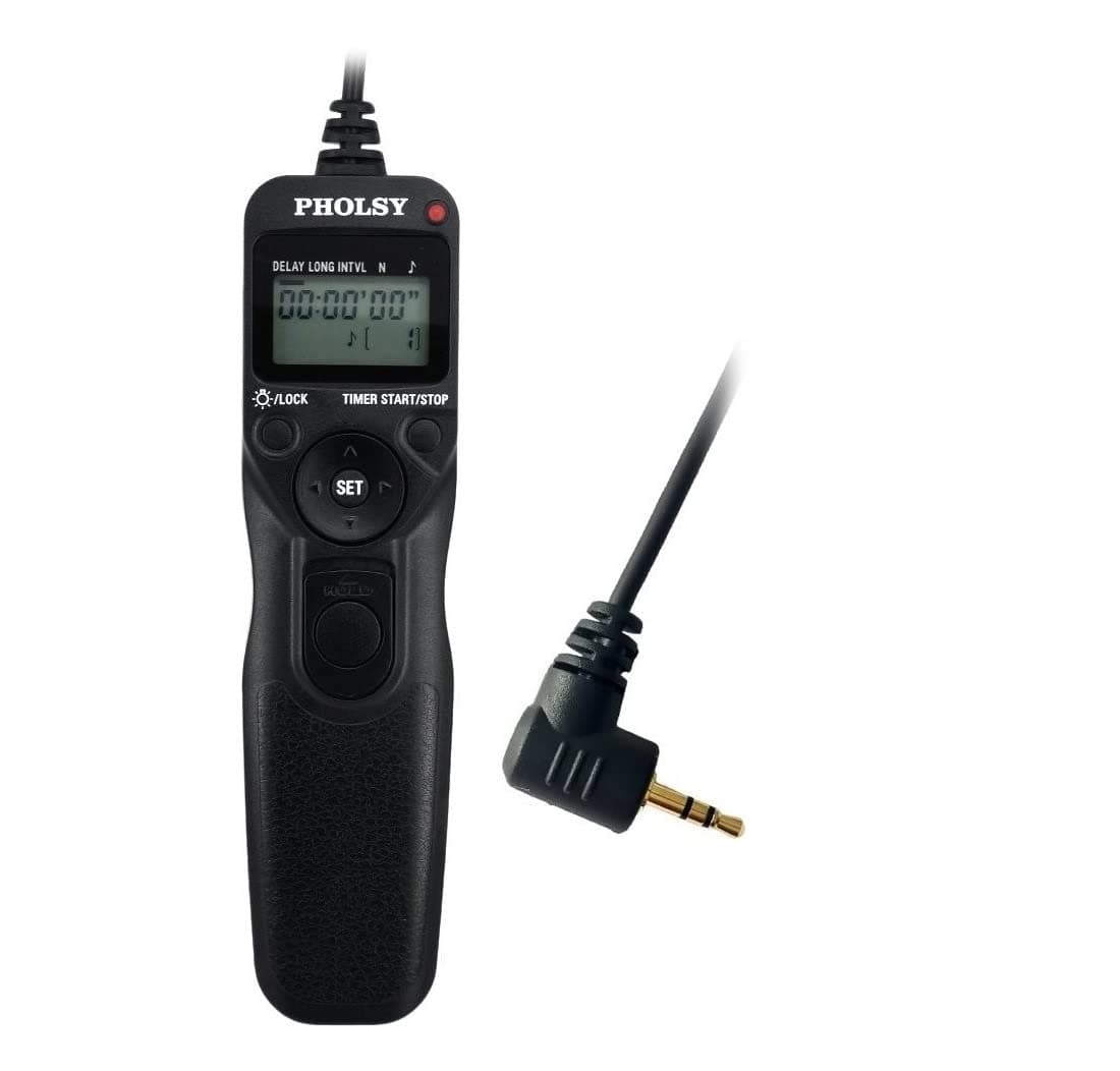 PHOLSY Wired Timer Remote Control Switch with Intervalometer