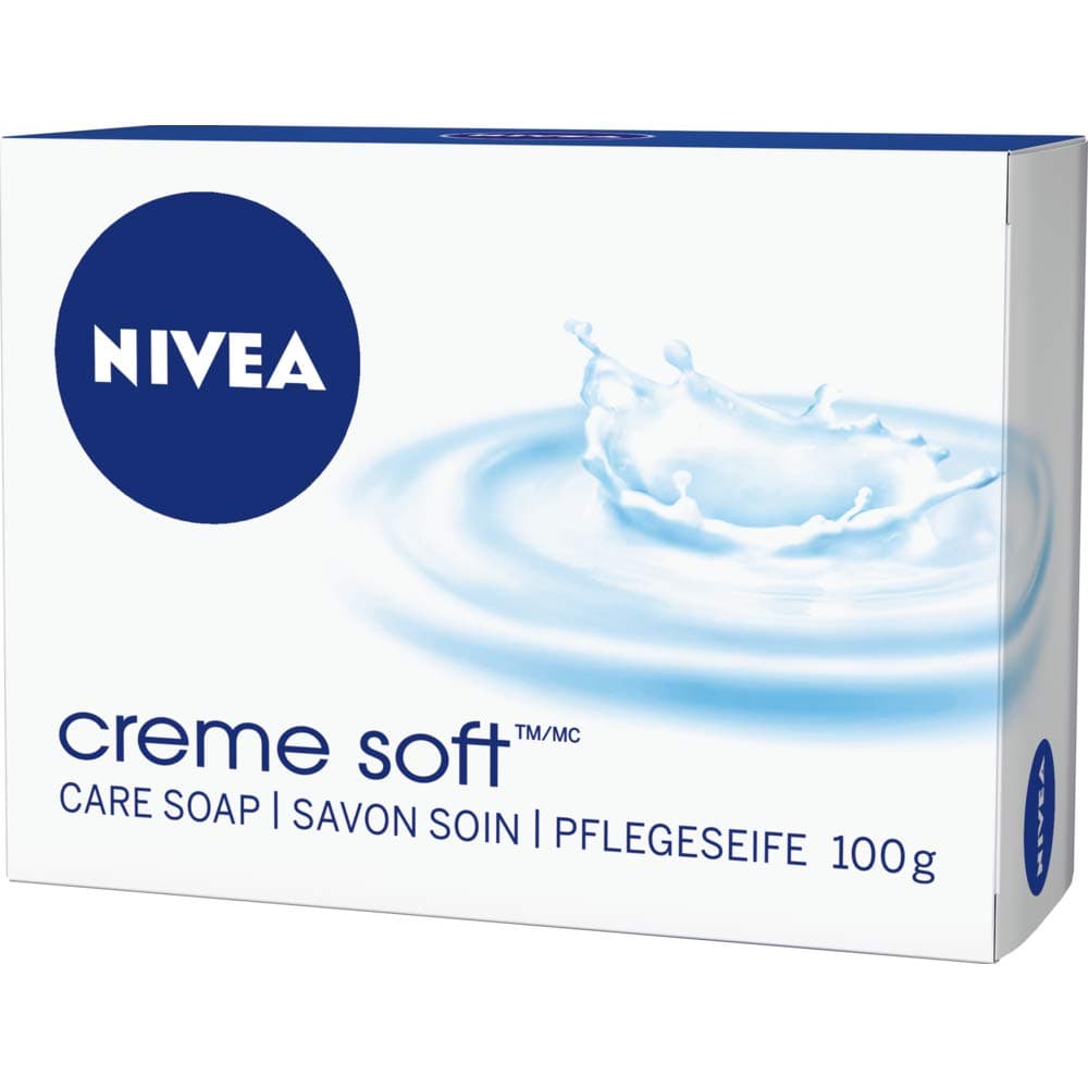 NIVEA CREME SOFT SOAP (3.5 oz (100 g) X 6