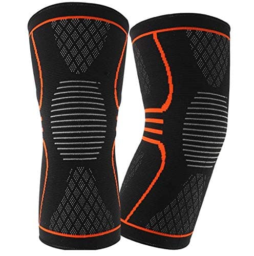 1 Pair Flex Plus Compression Knee Support/Brace for Joint Pain, Meniscus Tear, ACL, MCL and Arthritis Relief Improve Circulation Support for Running, Gym Workout Recovery Best Sleeves Patella Stabilizer Pad (M)