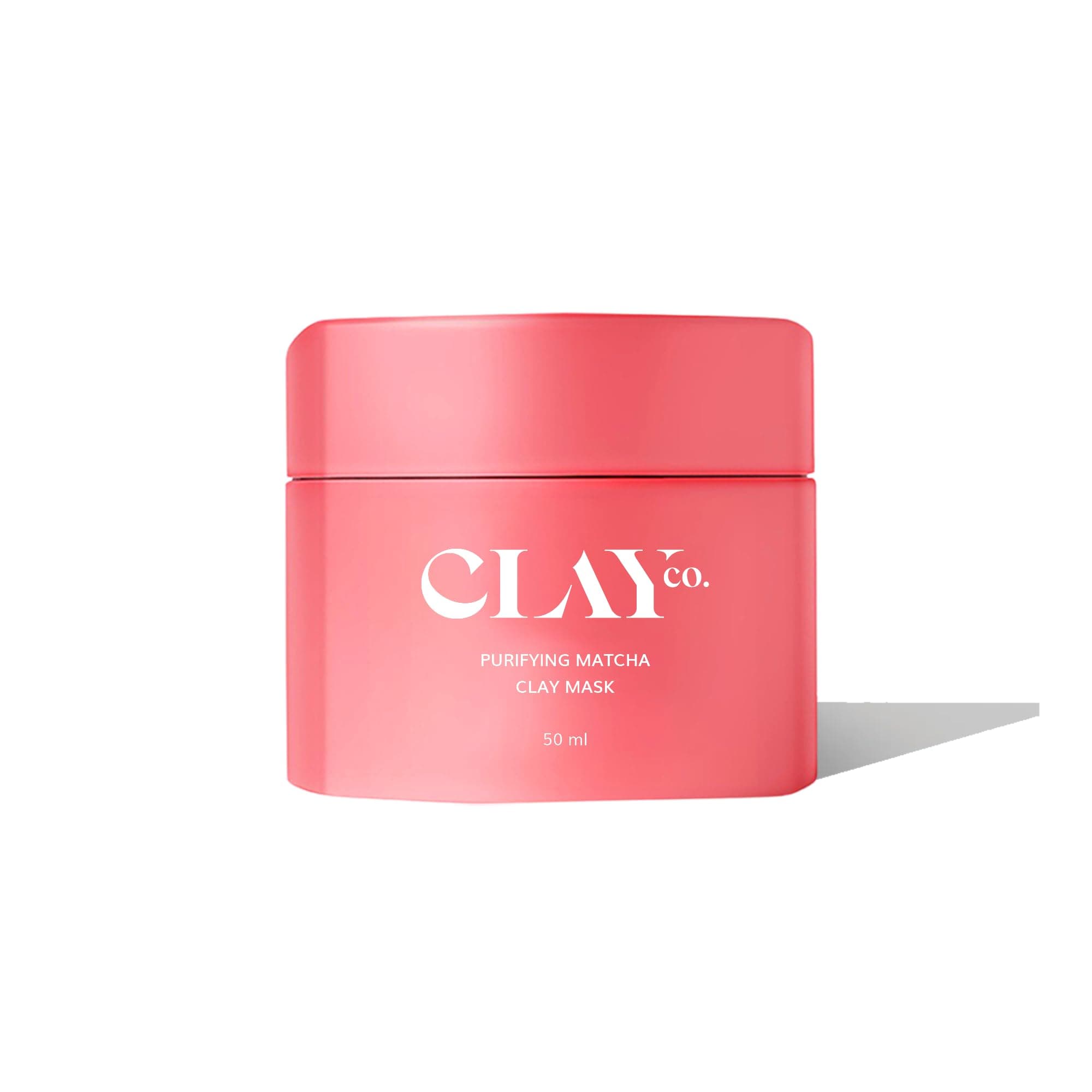 CLAYCO. Purifying Matcha Clay Face Mask 50 ml | Face Mask For Glowing Skin | Green Tea Mask Absorbs Excess Oil | Japanese Skincare Routine | Vegan