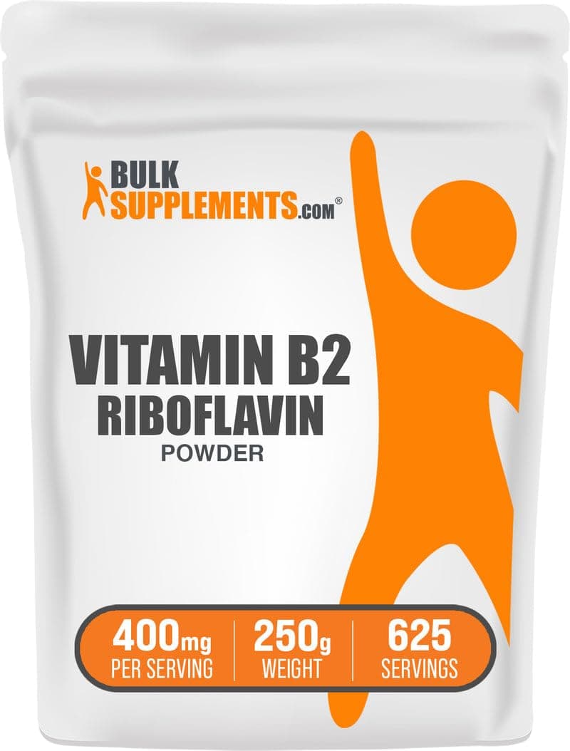 com Riboflavin Powder - as Vitamin B2, Vitamin B2 Supplement - Riboflavin 400mg, B Vitamins for Wellness, Gluten Free, 400mg per Serving, 250g (8.8 oz) (Pack of 1)