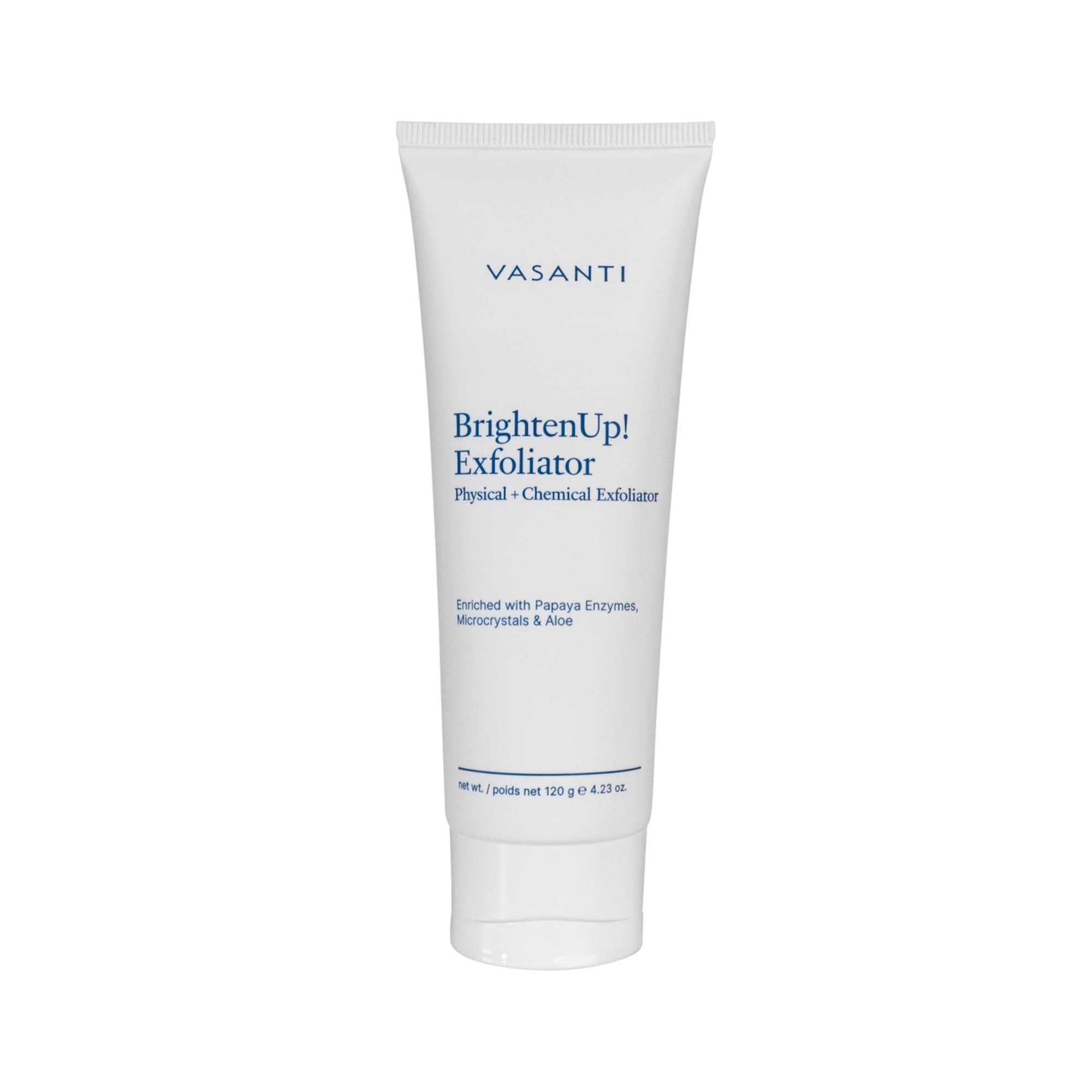 Exfoliating Face Wash, Original Size (120g) - Enzymatic Face Rejuvenator which is Enriched with Papaya, Microcrystals, Aloe Vera - Get Healthy Glowing Skin