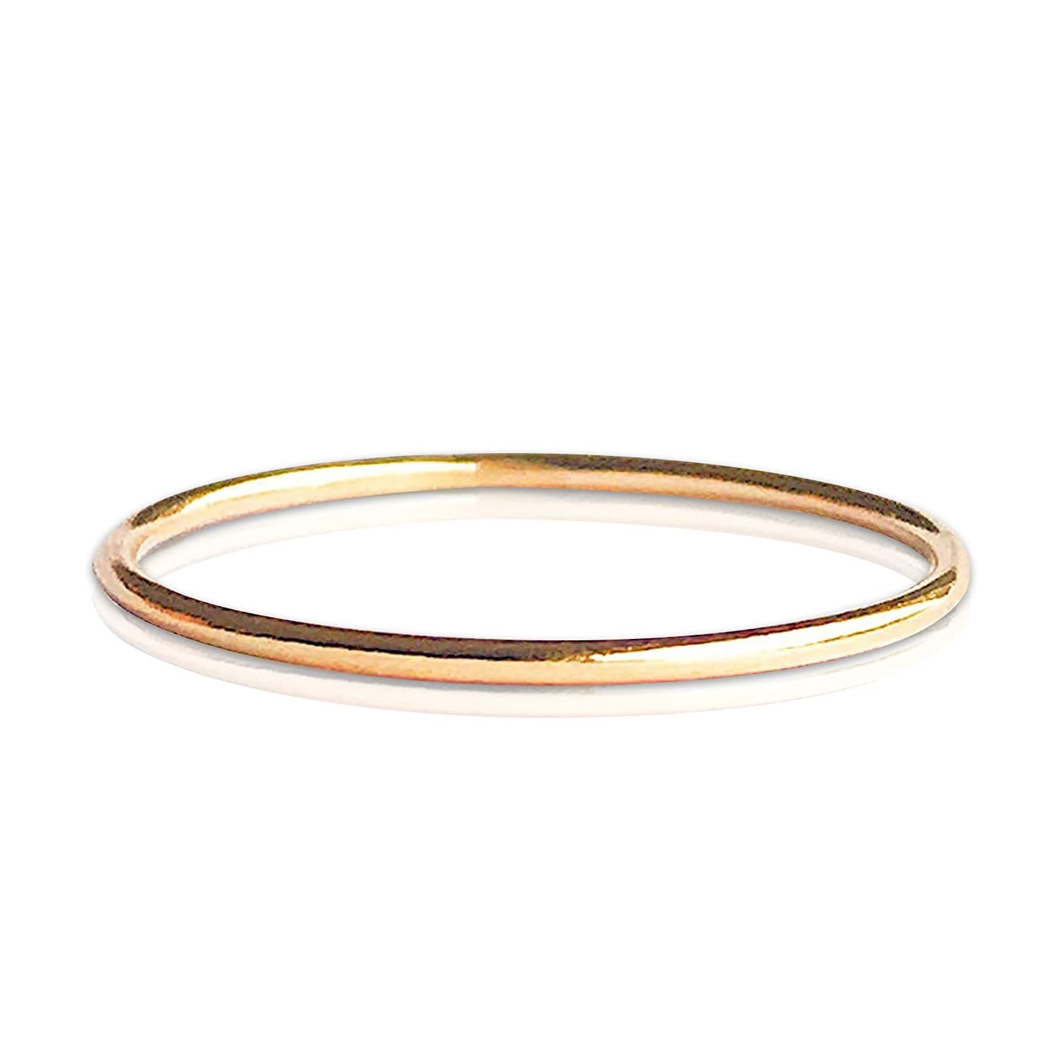 Dainty Gold Adjustable Midi Ring, 20g 14k Gold Fill, One Size Fits Most