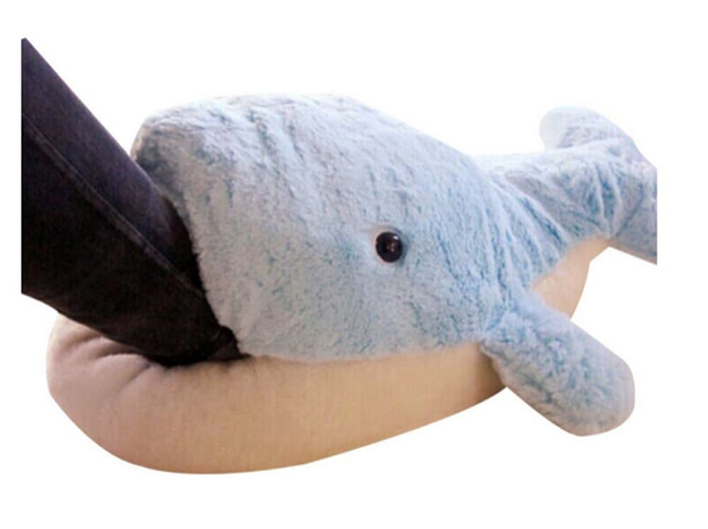 Winter Warmth Household Warmth Plush Slippers, dolphin blue