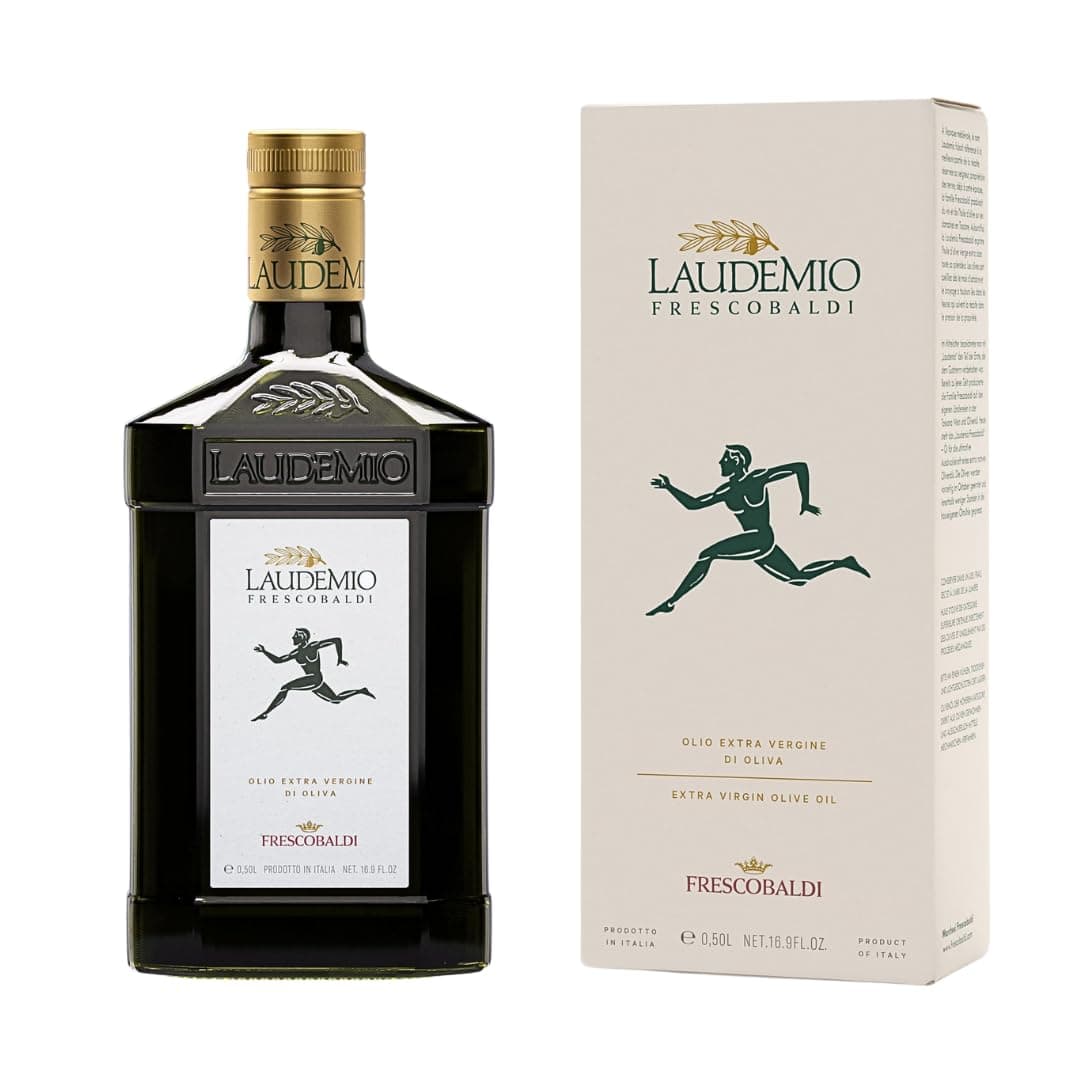 Laudemio Extra Virgin Olive Oil, 16.9 FL Oz, 500ml, Premium, Award Winning Product of Tuscany, Italy, Fruity & Peppery Flavor, Smooth & Robust Low Acidity, Rich in Polyphenols