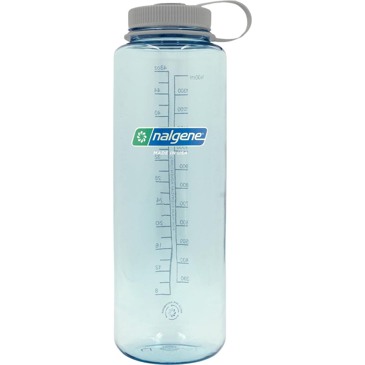 Nalgene Sustain Tritan BPA-Free Water Bottle Made with Material Derived from 50% Plastic Waste, 48 OZ, Wide Mouth