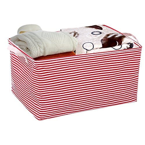 VOLJEE Foldable Canvas Storage Bins Baby Toy Organizers