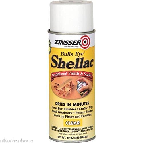 3 Pk 12 Oz Zinsser Bulls Eye Clear Fast Dry Spray Shellac 0408