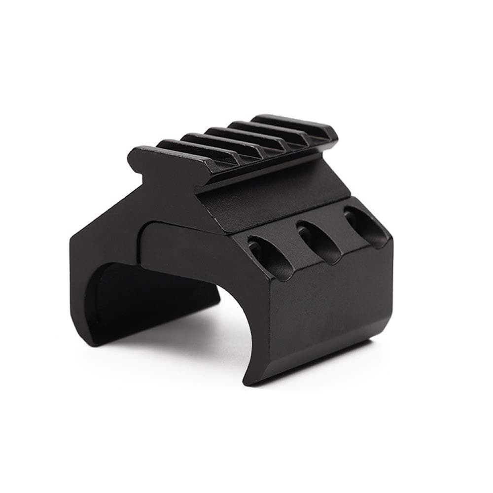 Tactical Double Barrel Clamp Mount, 20mm Picatinny/Waver Rail Adapter Laser Sight Flashlight Base Mount for Horizontal Double Barrel Rifle