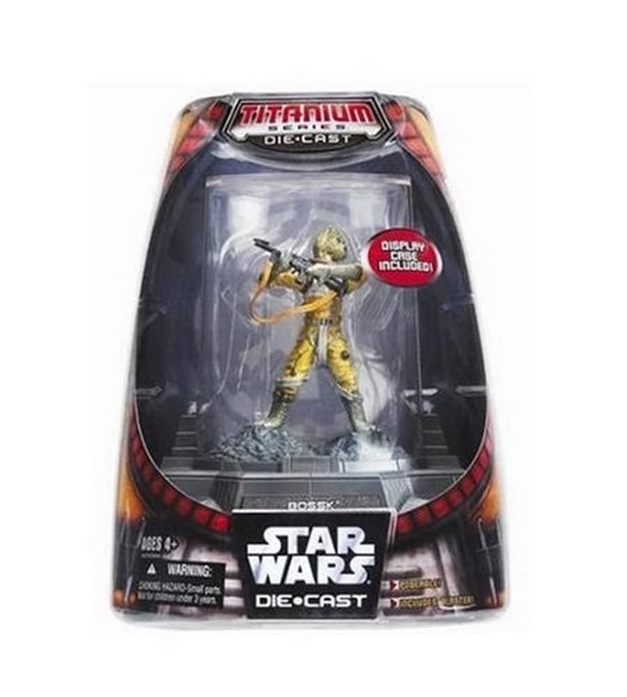 Star Wars Titanium Series Painted Figure - Bossk with Display Case