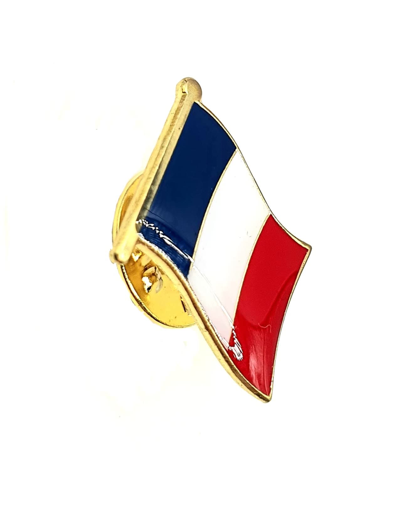 France French Metal Enamel Country Flag Pin Badge