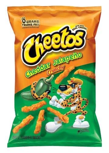 Cheetos Crunchy Jalapeno, 9oz Bags (Pack of 10)