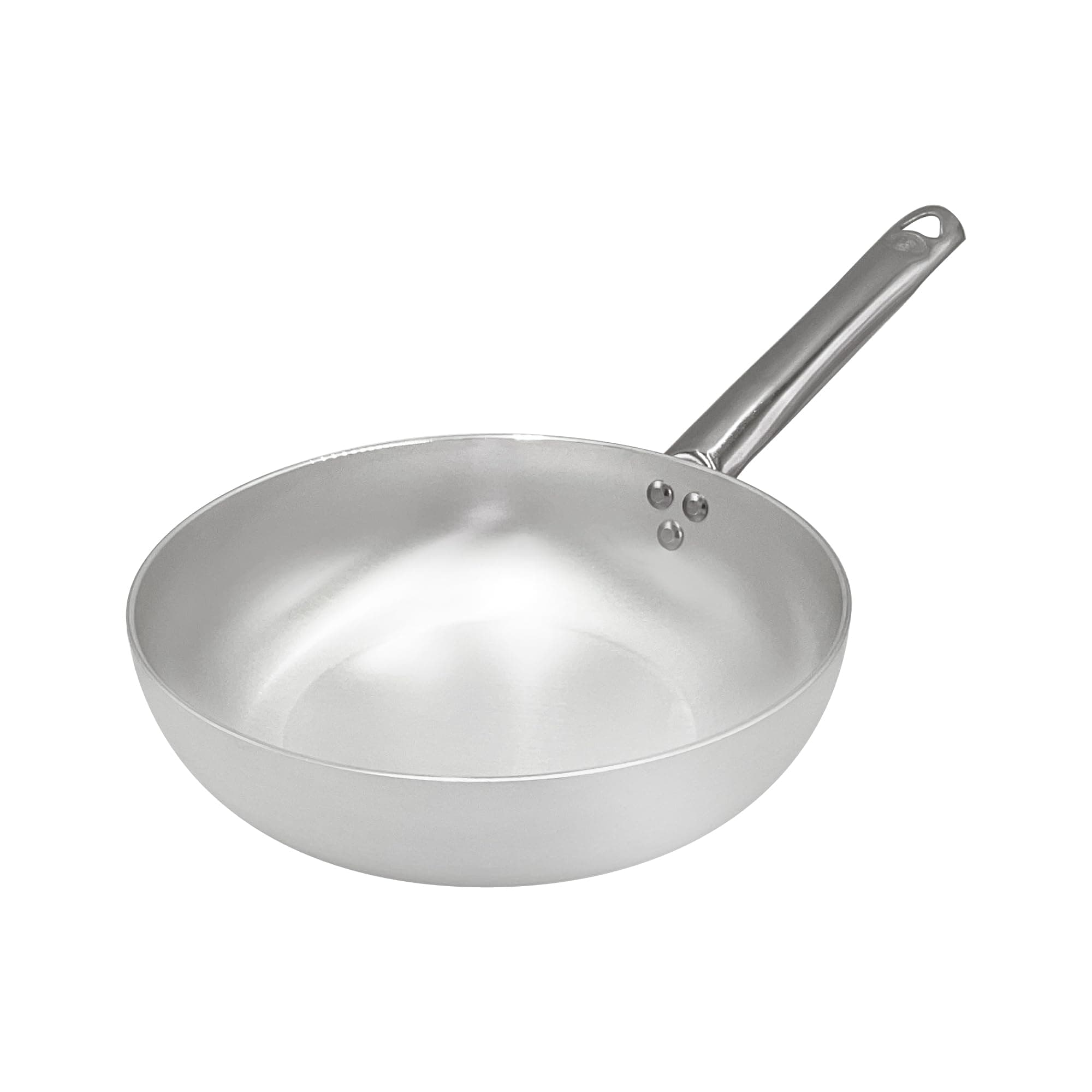 Pentole Agnelli ALMA111B22 High Skipping Saucepan, Tubular Handle, Professional Aluminum, 22 cm