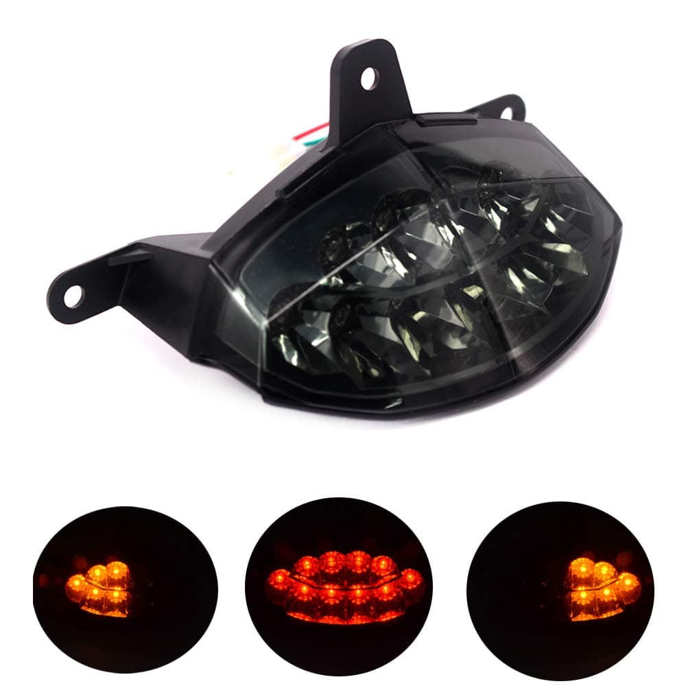 GUAIMI Integrated LED Tail Light Turn Signal Blinker for 125 D 2011-2016 200 D 2012-2016 250 D 2015-2016 390 D 2013-2016 (Black)