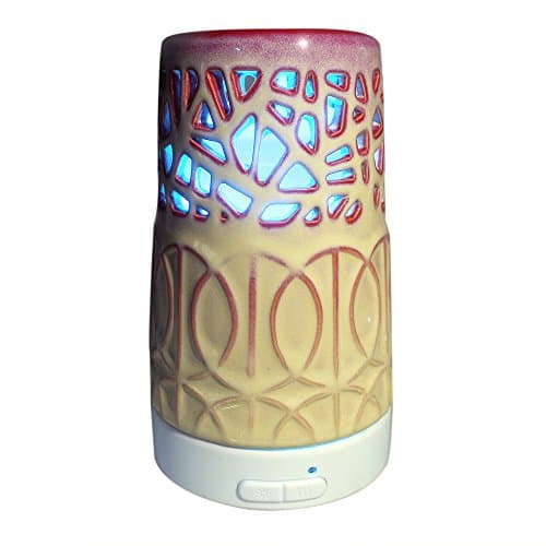 Upgraded Aromatherapy Essential Oil Diffuser Portable Ultrasonic Diffusers Cool Mist Humidifier with 7 Colors LED Lights and Waterless Auto Shut-off for Home Office Bedroom Room