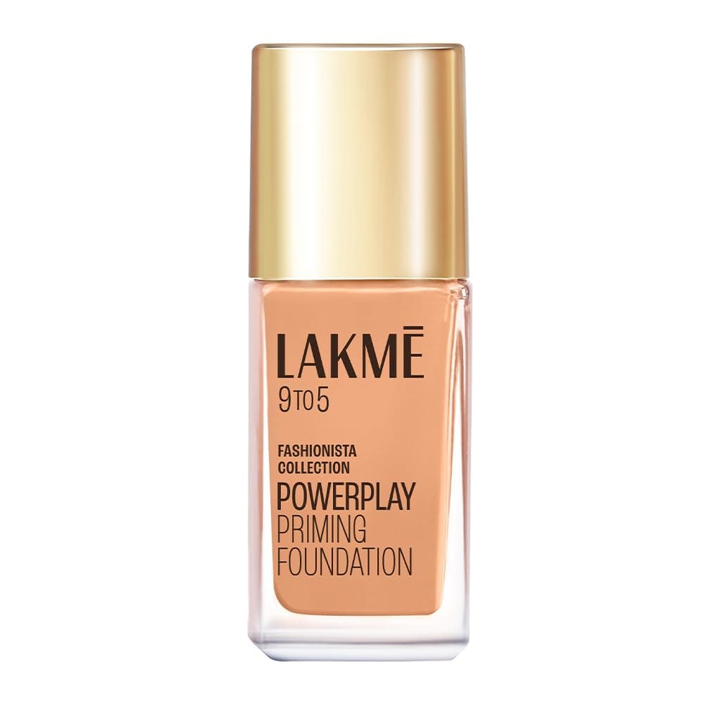 Lakme 9 to 5 Primer, Matte Perfect Cover Foundation - W240 Warm Beige,25ml