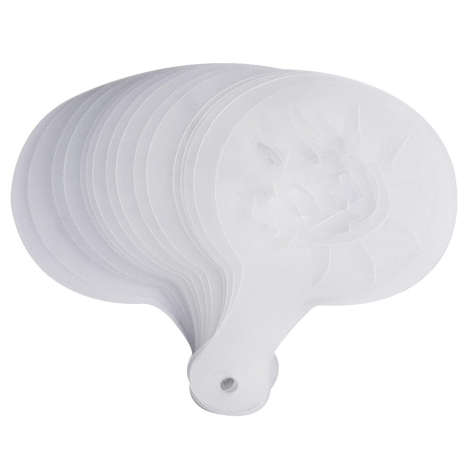 16Pcs Plastic Coffee Stencils Various Patterns Art DIY Mold Tools for Cappuccino Chocolate Latte Barista Template