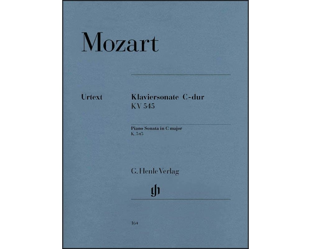G. Henle Verlag Piano Sonata In C Major K545 (Facile) By Mozart