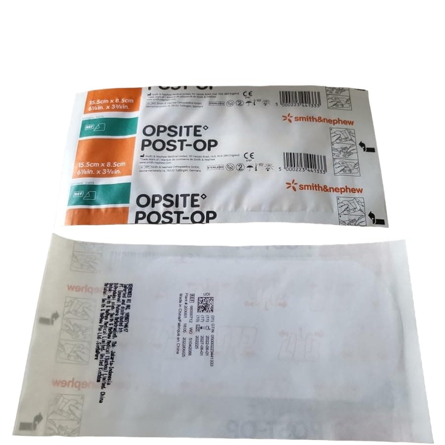 Opsite Post-Op 15.5cm x 8.5cm Adhesive Film Island Dressing, Pack of 10