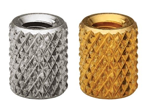 Pem Molded-in Threaded Inserts, Thru-Threaded, Knurled - Metric, STKB-M5-12