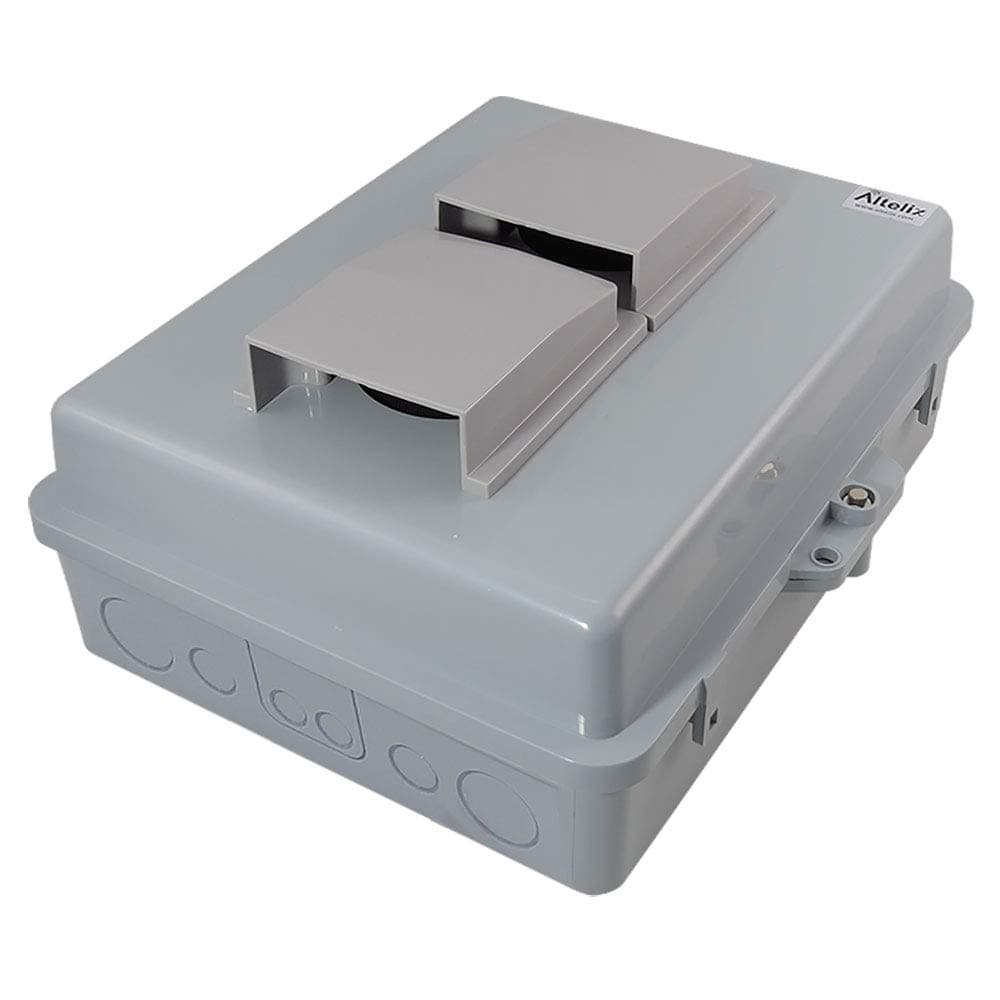 Altelix 14x11x5 Vented Polycarbonate + ABS Weatherproof Tamper Resistant NEMA Enclosure