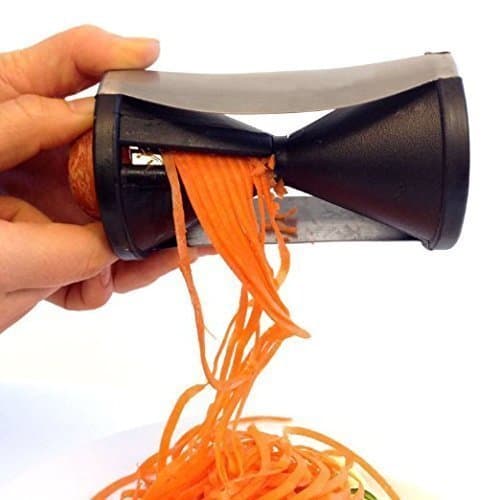 Divik Stainless Steel and ABS Plastic Vegetable Peeler/Shredder/Cutter/Slicer for Zucchini Noodles, Squash, Carrots, Cucumbers & Potatoes // Vegetable Noodle Spaghetti Maker for Healthy Diet (1Pcs)