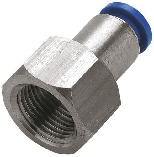 6mm Push in Fitting x 1/4 Bsp Female Thread (b236)