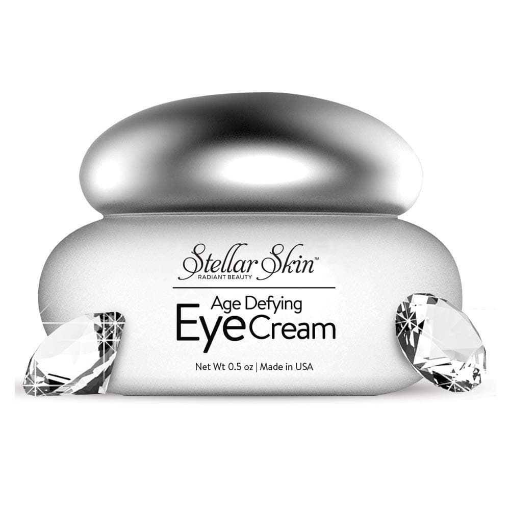 Eye Cream With Hyaluronic Acid – Anti Aging Skin Care Moisturizer For Fine Lines, Wrinkles And Under Eye Dark Circles, Made in USA