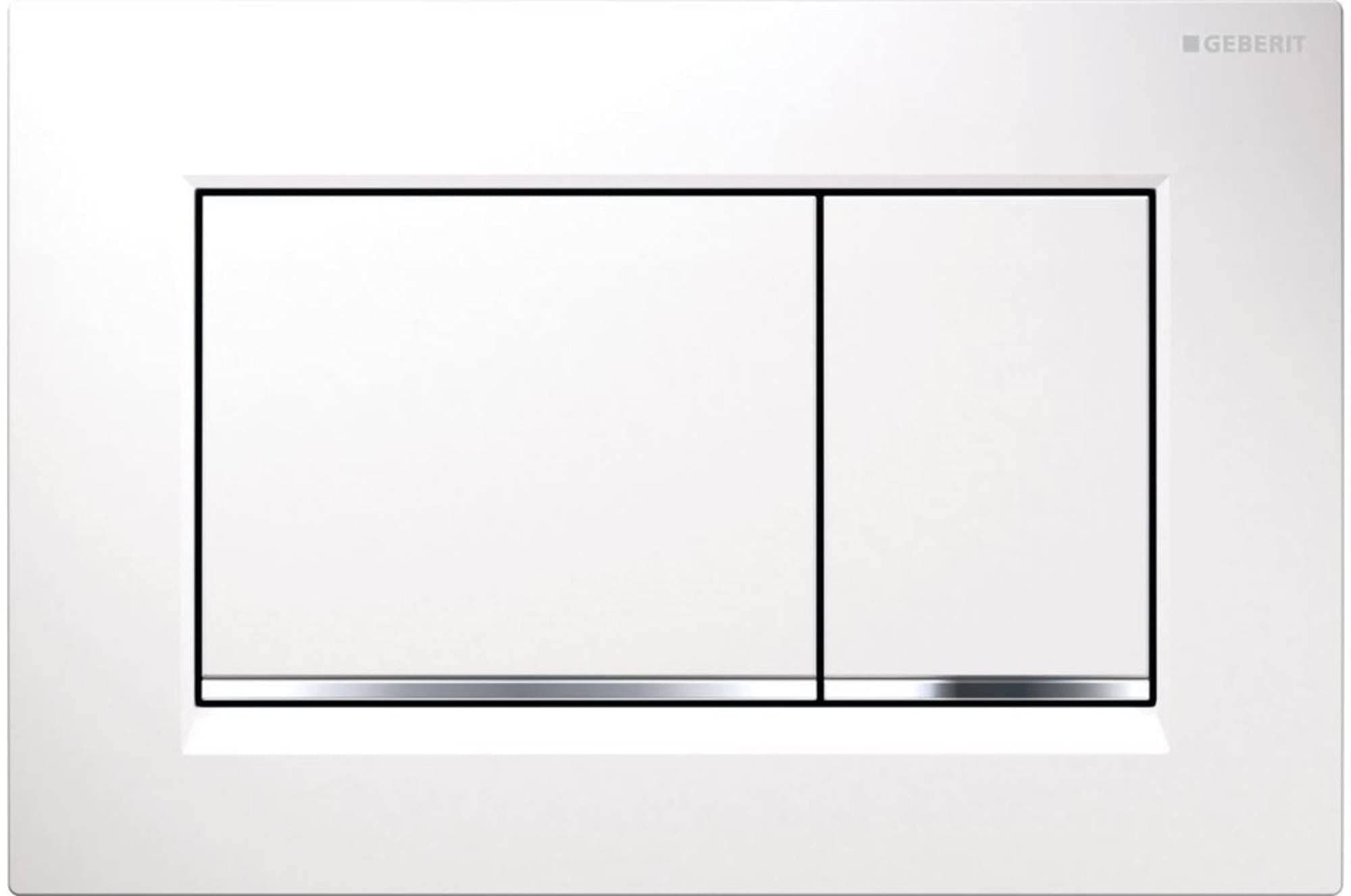 G115883KJ1 Sigma 30 Dual Flush 1.6/0.8 GPF Actuator Plate White/Polished Chrome