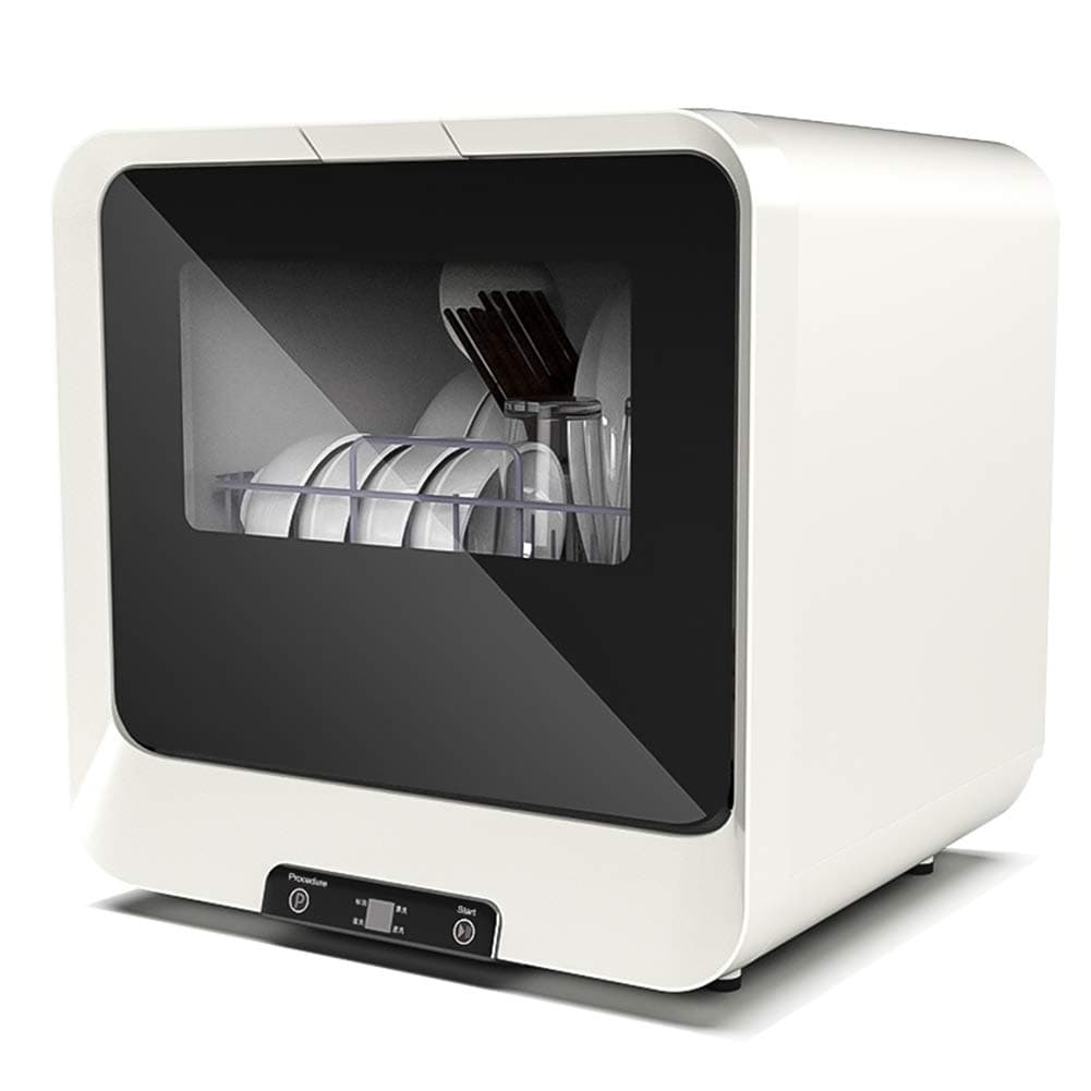 IDABAY Mini Dishwasher, Mini Table Top Dishwasher, 4 Cleaning Modes: Eco, Fast, Fruit, Disinfection, and Glass [Energy Class A] [Energy Class A]