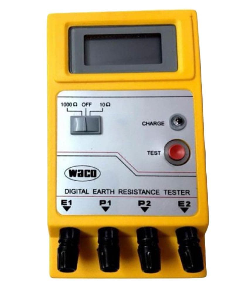 Sigma Instruments Digital Earth Resistance Tester - With Calibration